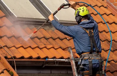 Démoussage et hydrofuge de toiture à Puyvalador